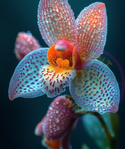 A picture of an orchid for a phone wallpaper.