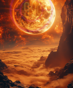 A look at a view from Mars for a phone wallpaper.