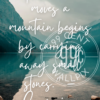 Inspirational Phone Wallpaper quote on moving a mountain by Confucius