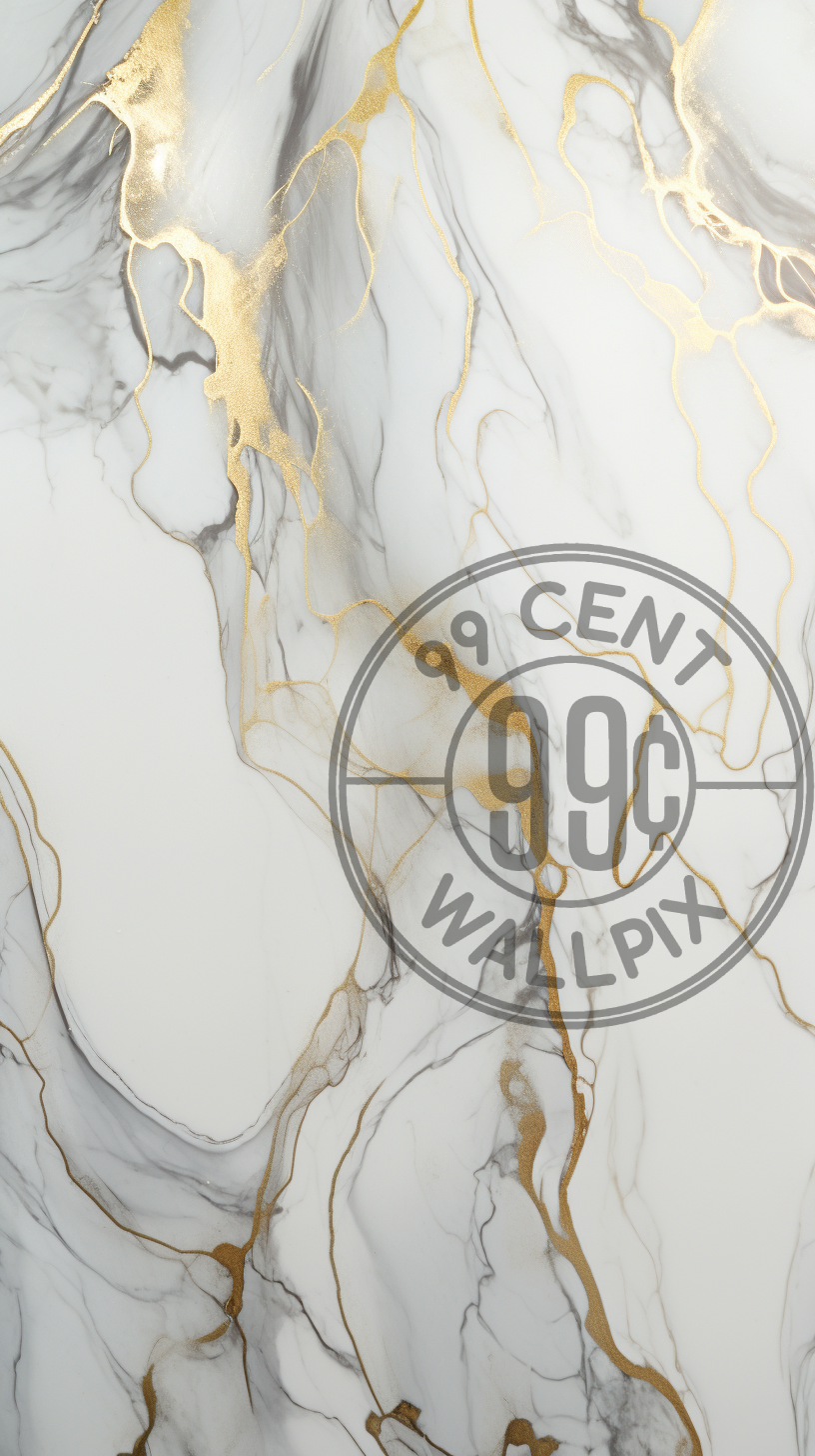 Phone Wallpaper of a white marble pattern