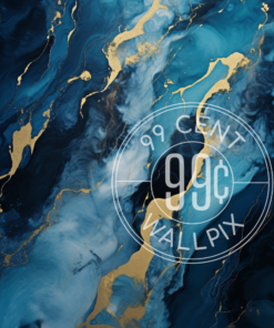 Phone Wallpaper of a blue marble pattern