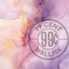 Phone Wallpaper of a purple marble pattern