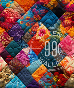 Phone Wallpaper of a Tex quilt pattern