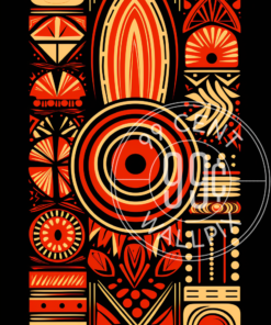 Phone Wallpaper of an African tribal pattern