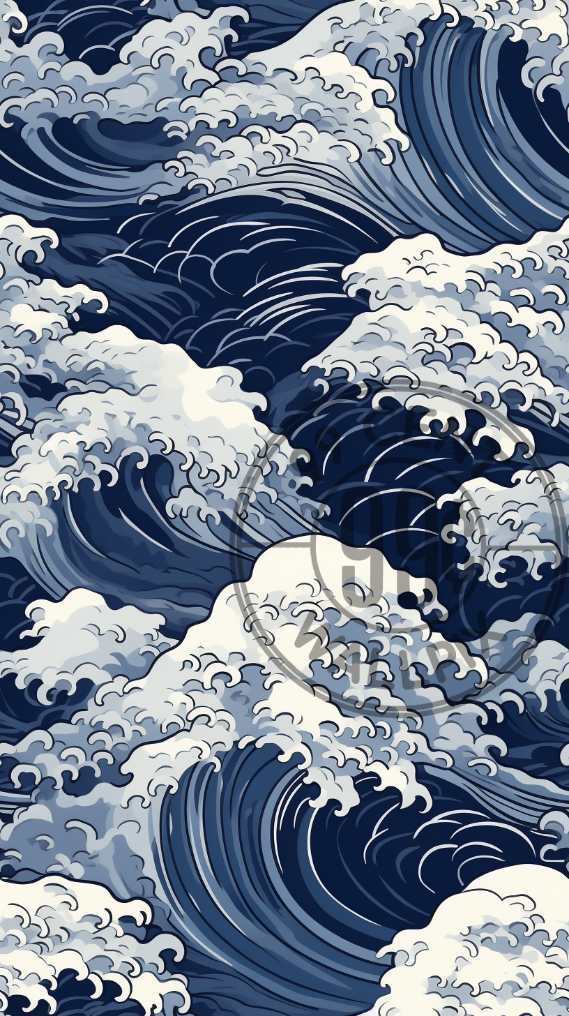 Phone Wallpaper of a wave pattern
